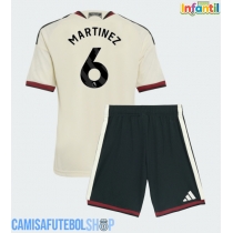 Camisa de time de futebol Manchester United Lisandro Martinez #6 Replicas 3º Equipamento Infantil 2026-27 Manga Curta (+ Calças curtas)